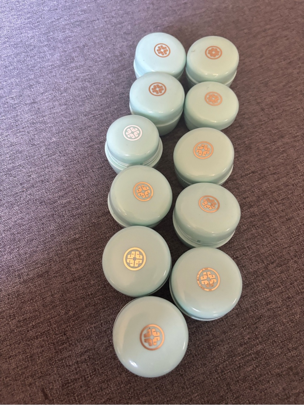 green plástic cosmétic Reusable